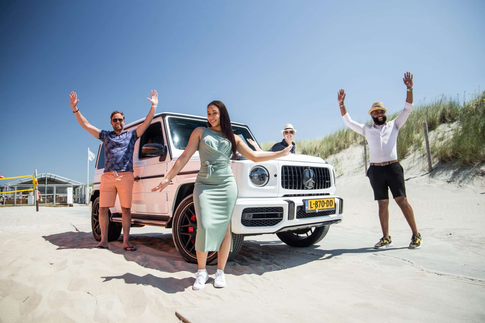 buena vida g klasse strandfoto