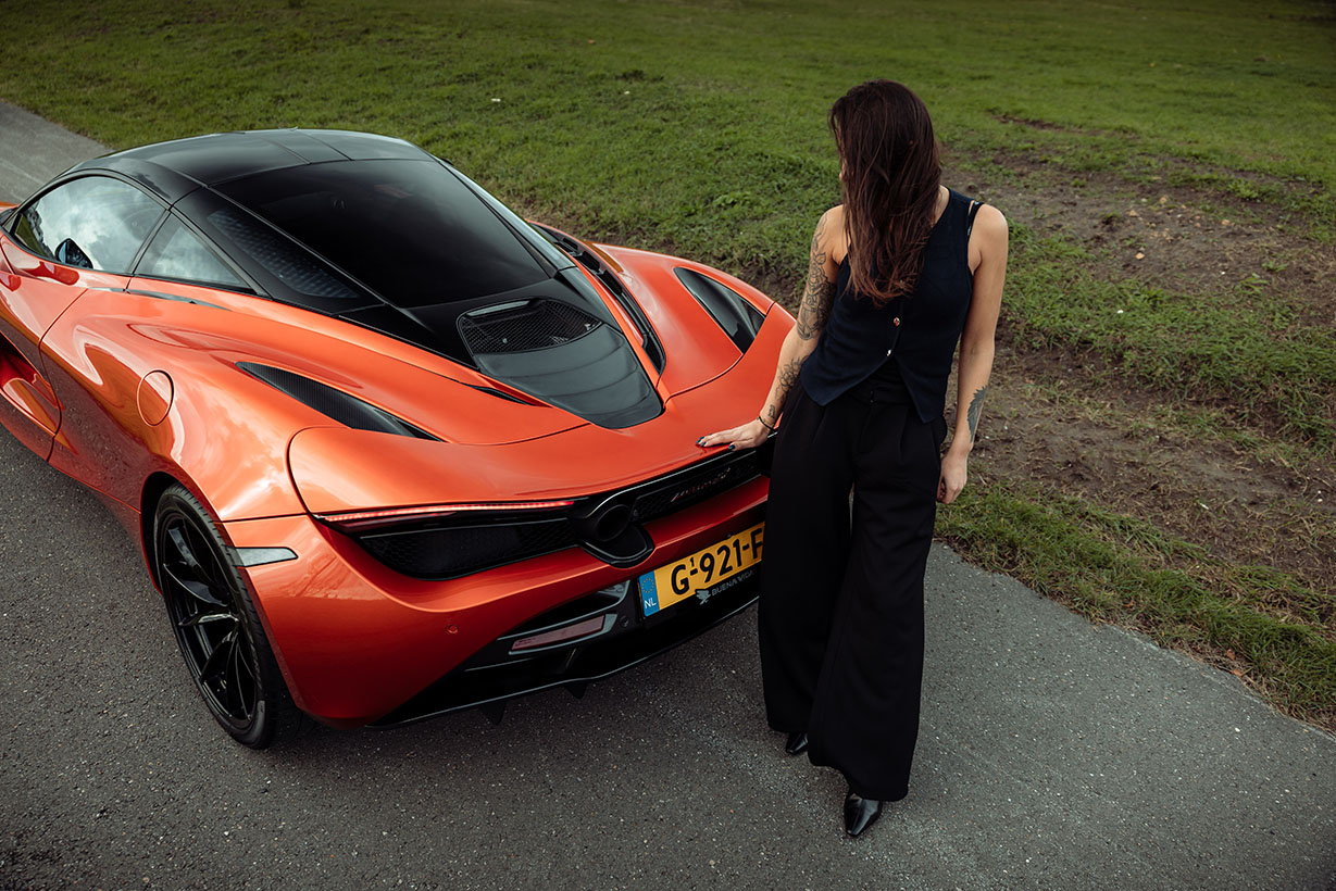 Mclaren 720s bovenaanzicht