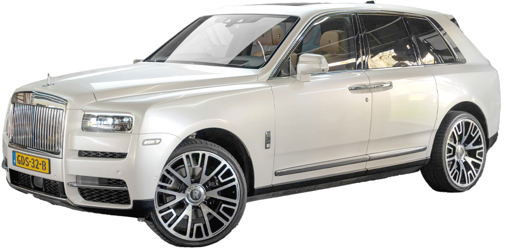 Rolls Royce Cullinan wit