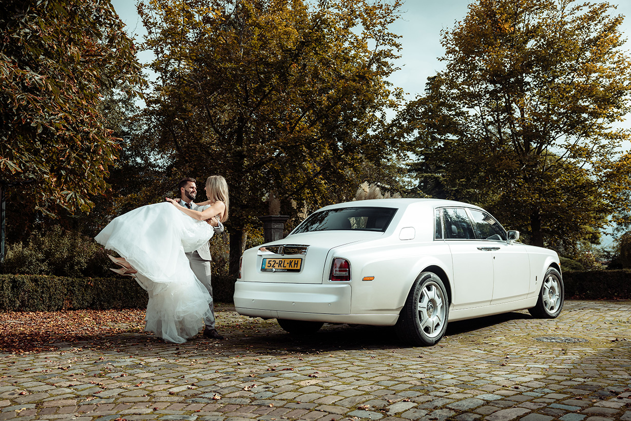 Rolls Royce achteraanzicht