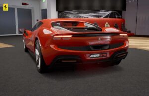 ferrari 296 gts achteraanzicht