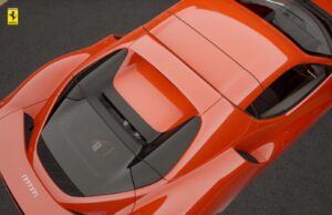 ferrari 296 gts bovenaanzicht