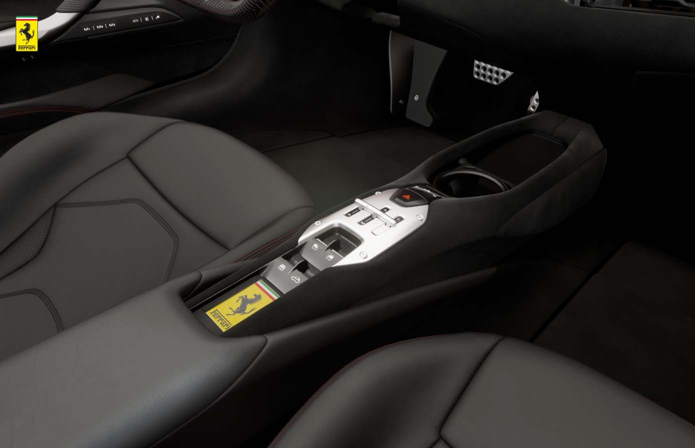 ferrari 296 gts middenconsole