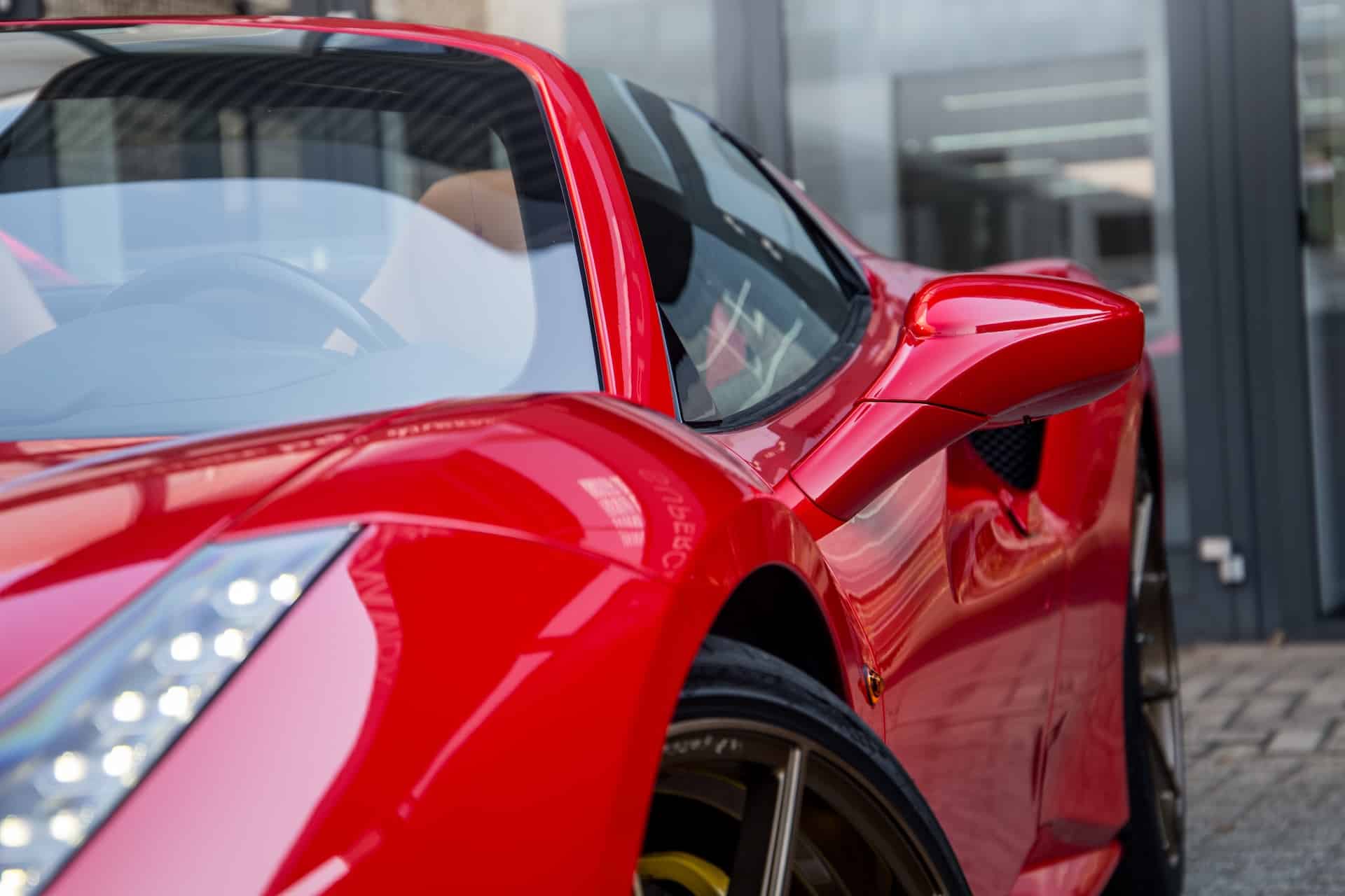 ferrari 488 spider detail