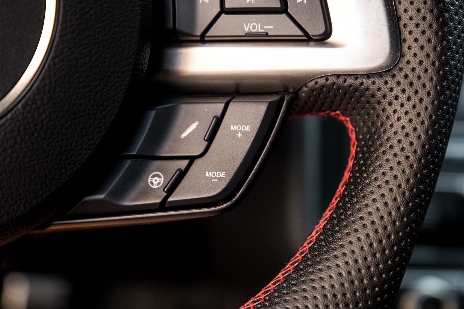 ford mustang shelby gt350 stuur detail