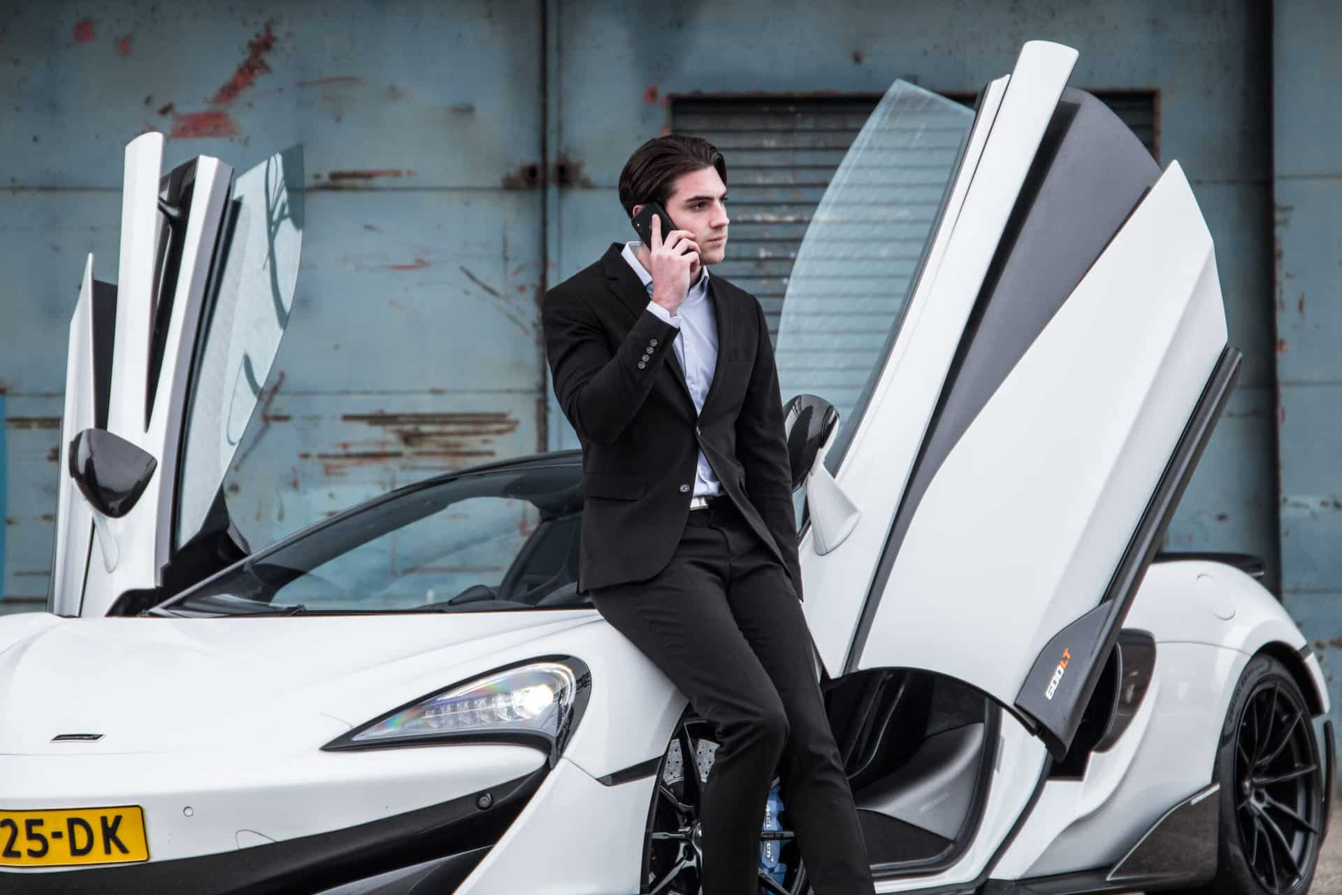 mclaren huren fotoshoot
