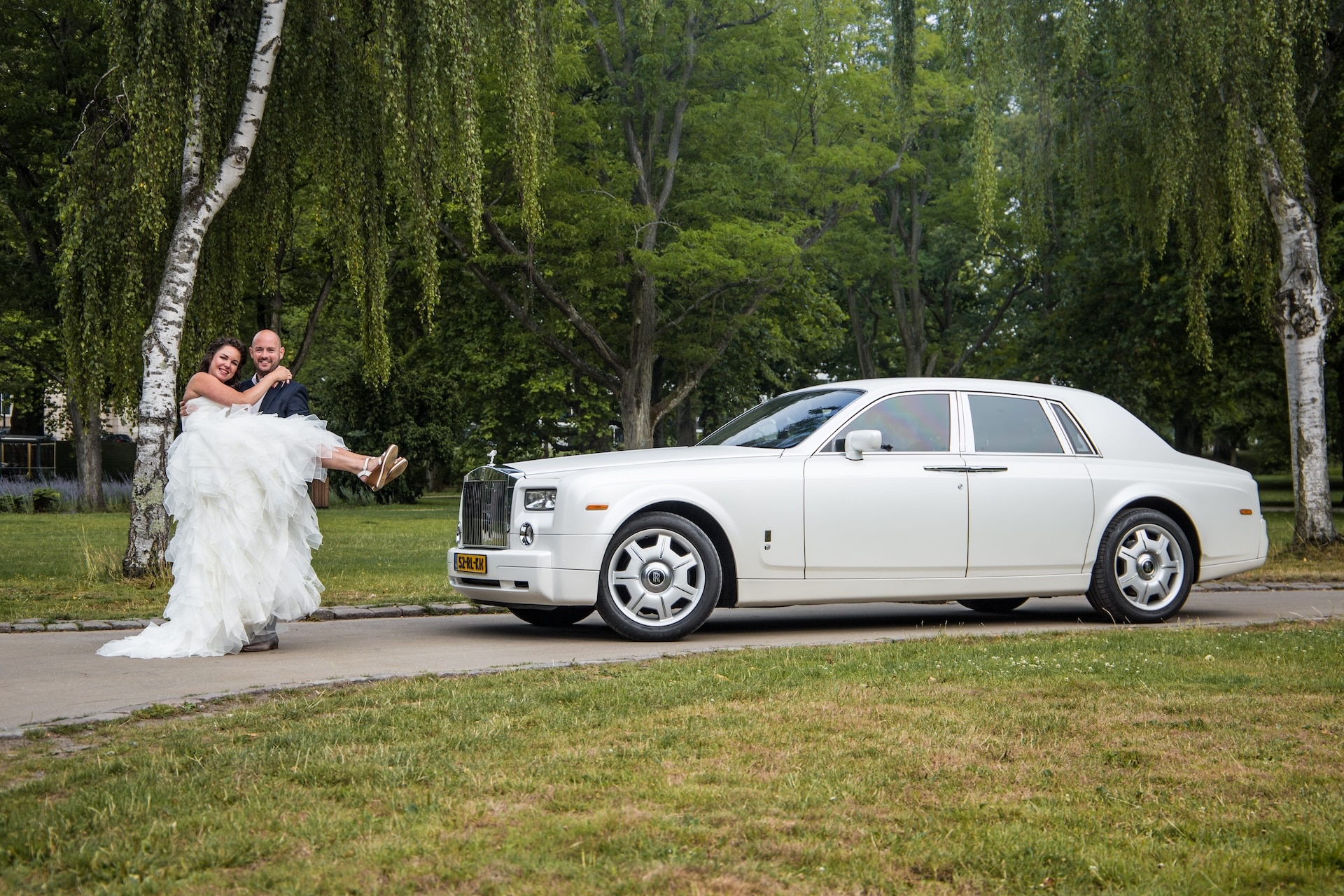 rolls royce phantom buiten
