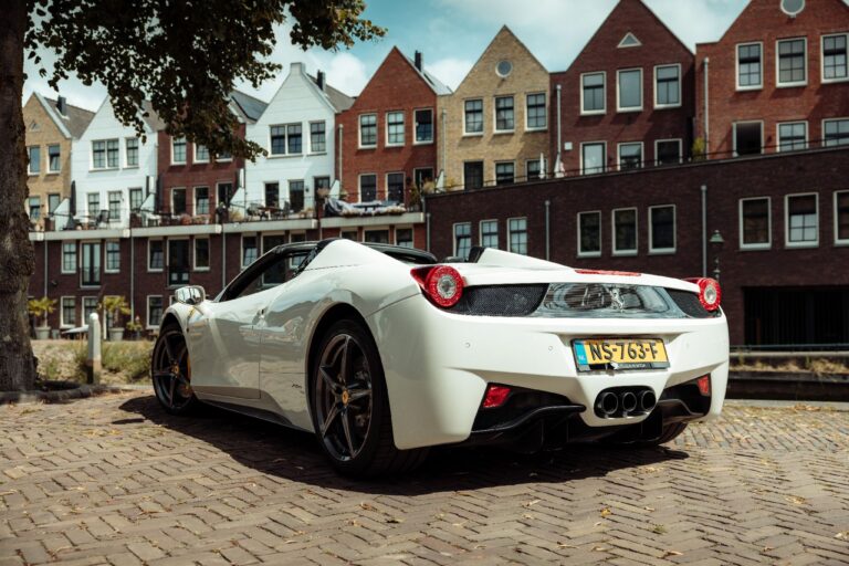 ferrari 458 spider achteraanzicht