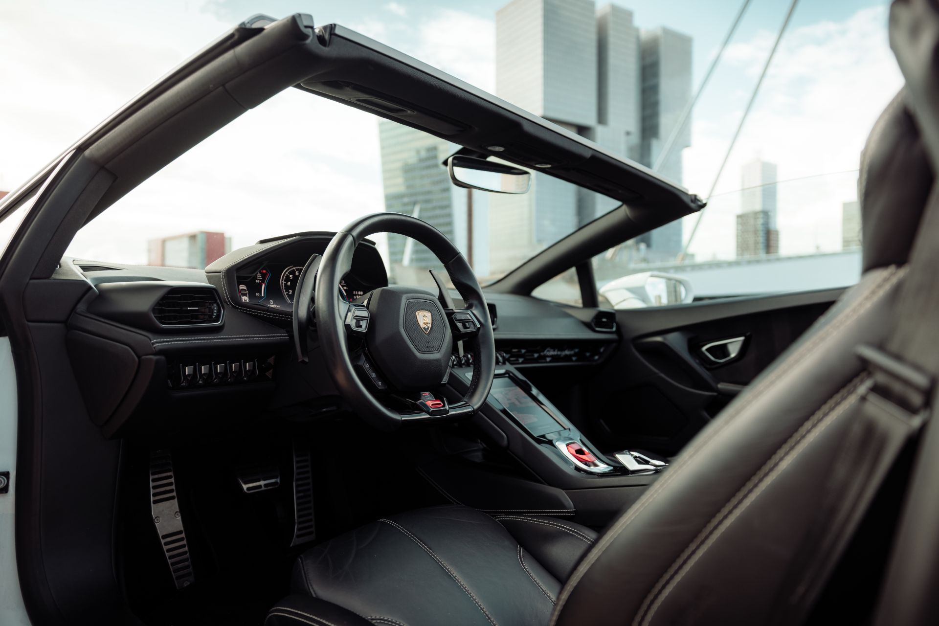 lamborghini huracan evo spyder interieur 2