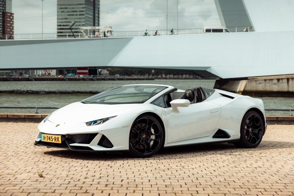 lamborghini huracan evo spyder vooraanzicht