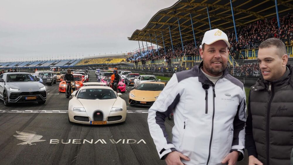 met de bugatti veyron op tt circ 1