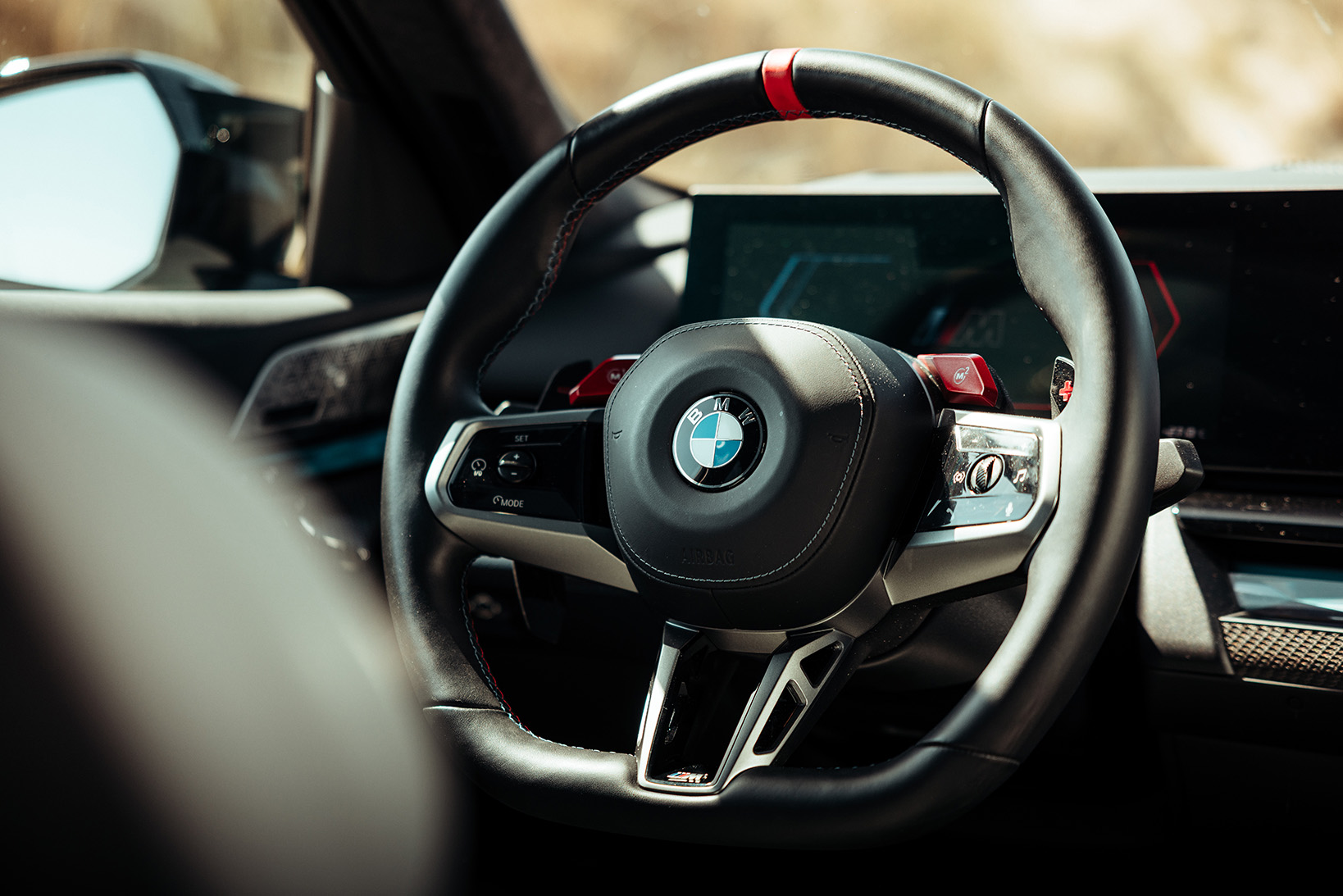 BMW M5 interieur stuur